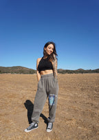 "TOUGH TIMES" Sweatpants in BURNOUT