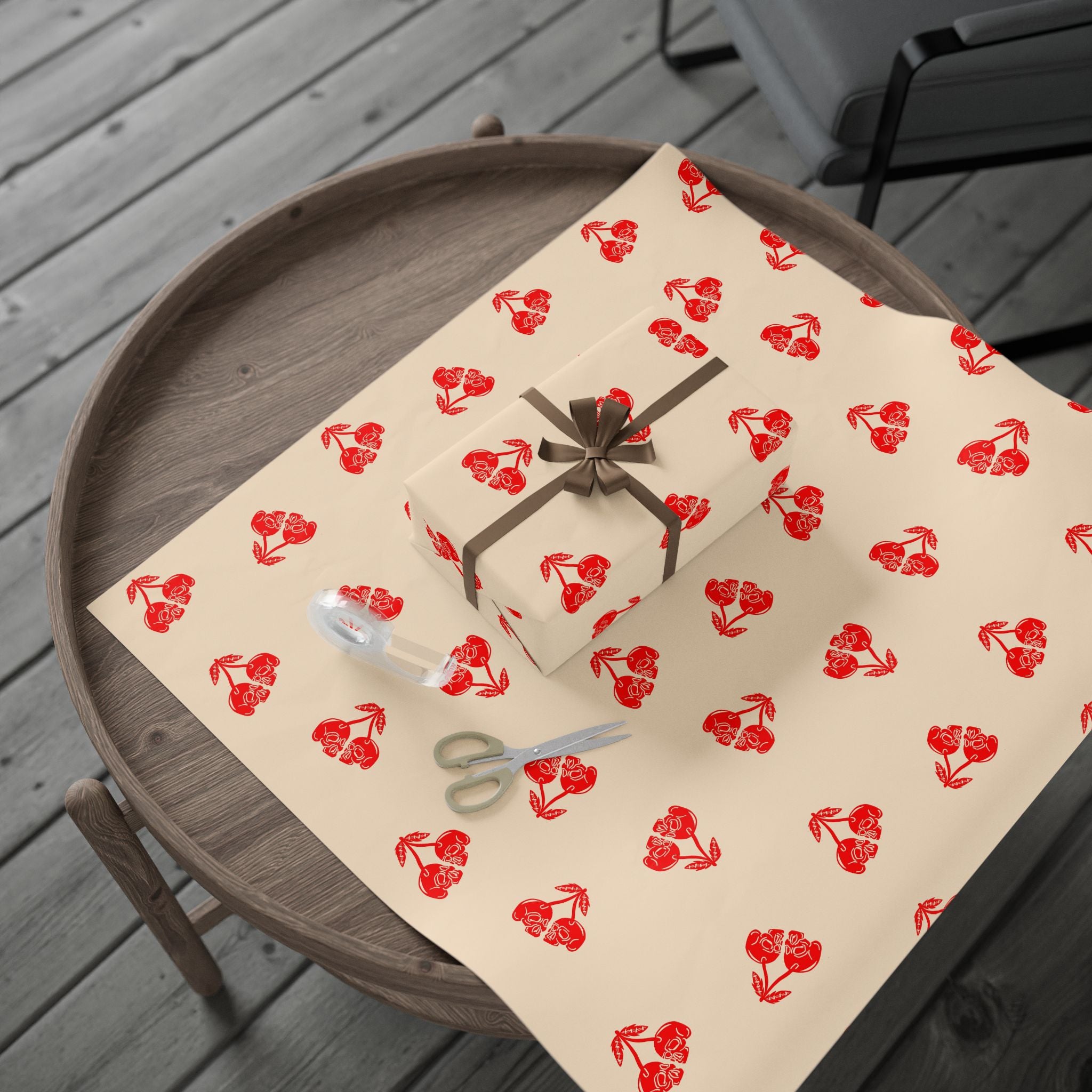 "CHERRIES N CREAM" - Wrapping Paper