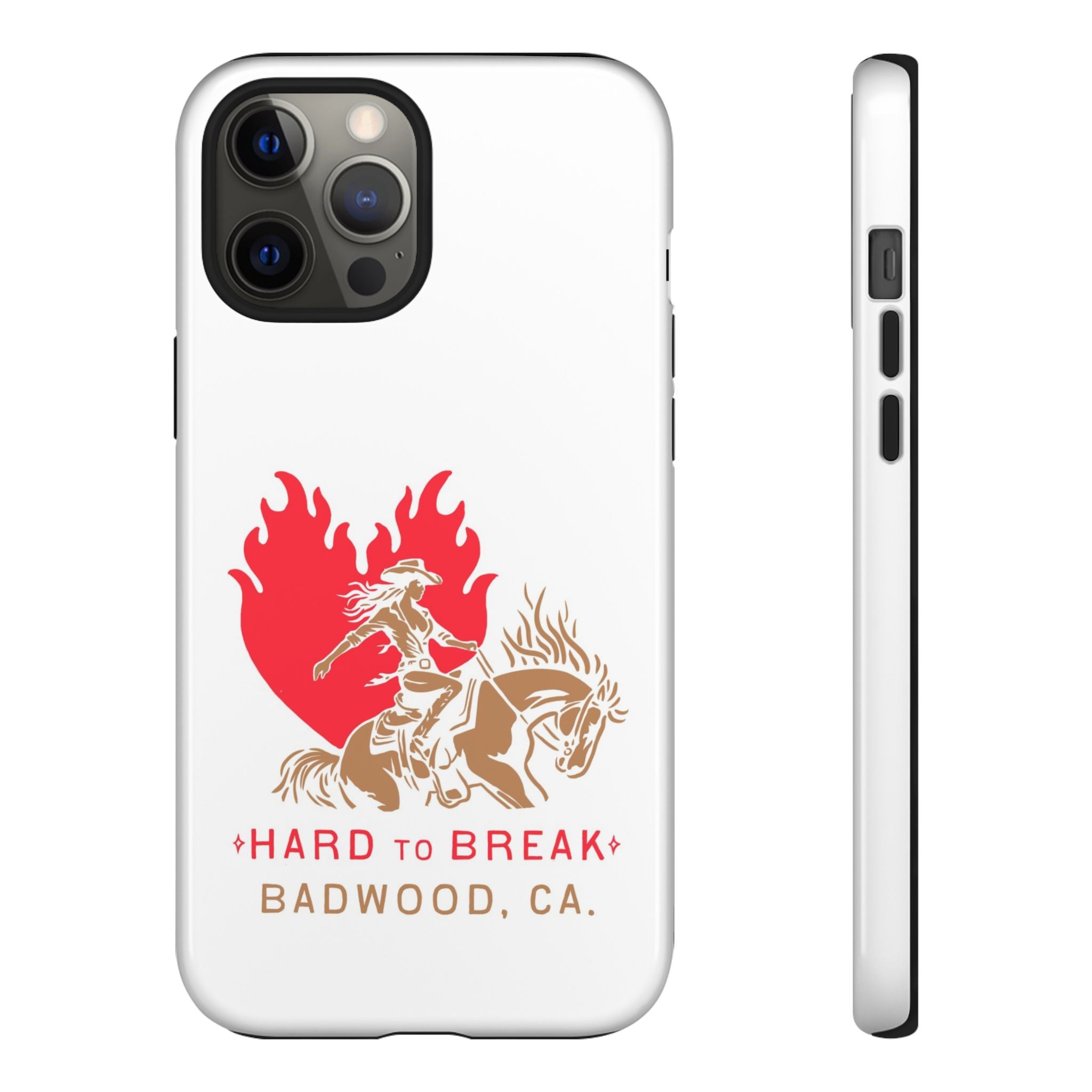 "HARD TO BREAK" Tough Case in WHITE