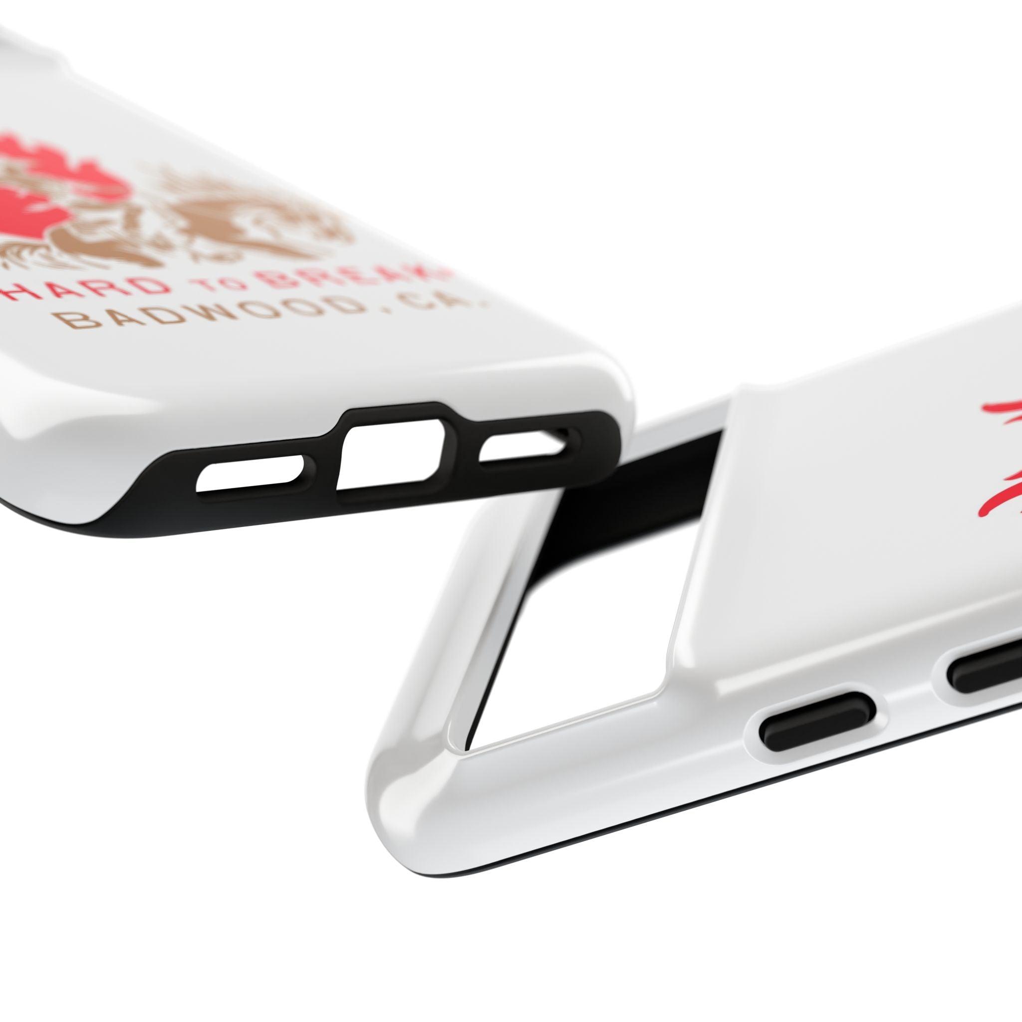 "HARD TO BREAK" Tough Case in WHITE