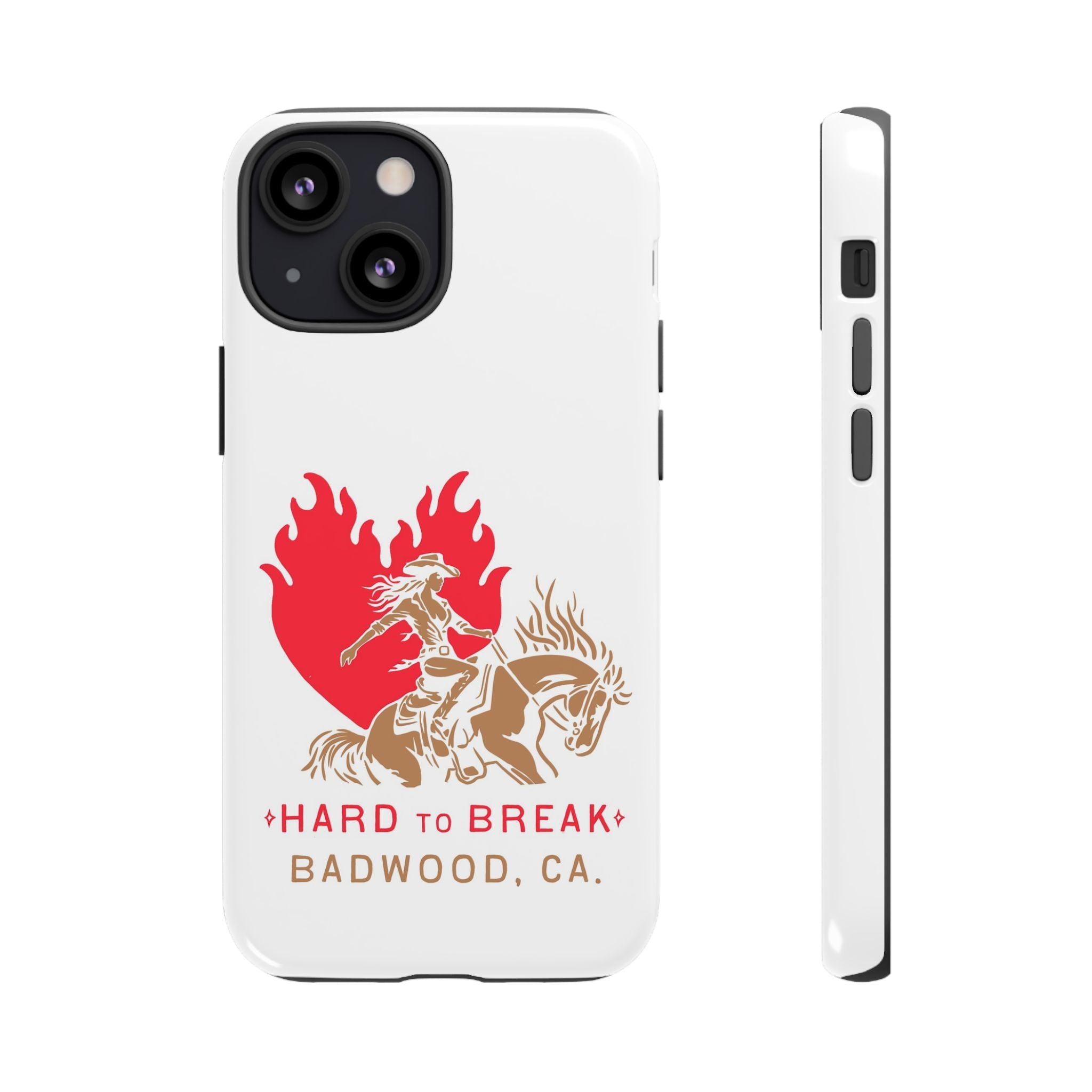 "HARD TO BREAK" Tough Case in WHITE