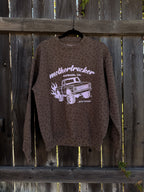 "MOTHERTRUCKER" Unisex Crewneck in VINTAGE LEOPARD
