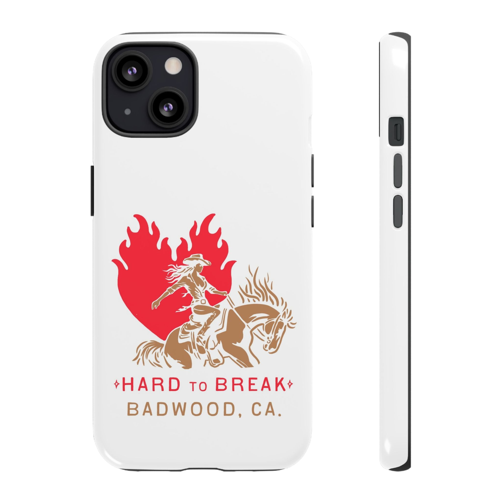 "HARD TO BREAK" Tough Case in WHITE