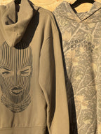 O.G. OLD ENGLISH HOODIE in ARMY