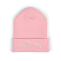 "OLD ENGLISH" - Embroidered Cuffed Beanie