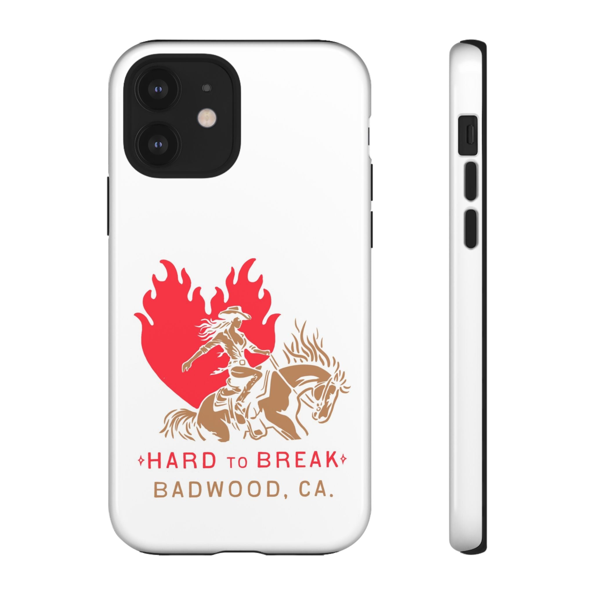 "HARD TO BREAK" Tough Case in WHITE