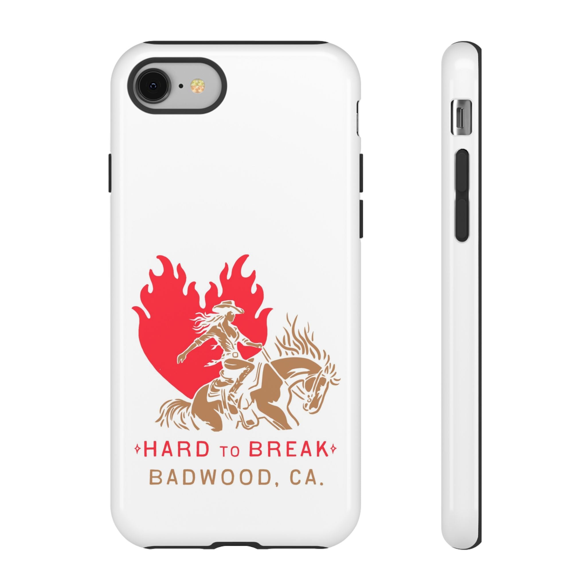 "HARD TO BREAK" Tough Case in WHITE