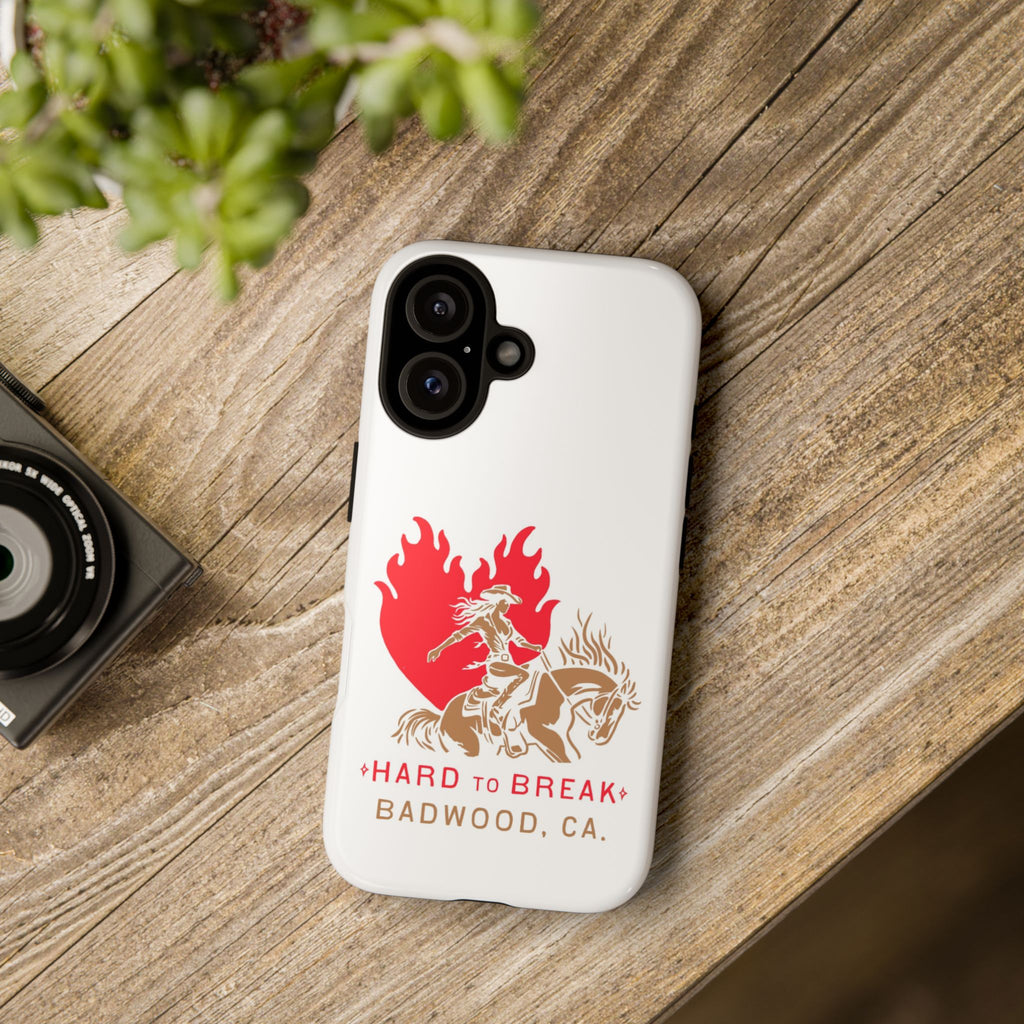 "HARD TO BREAK" Tough Case in WHITE