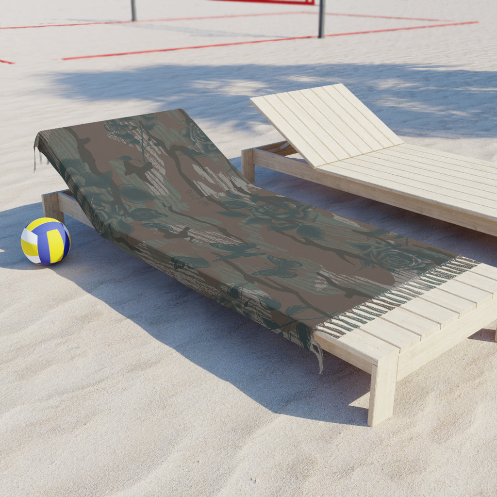 "BACKWOODS" - Fringe Beach Towel