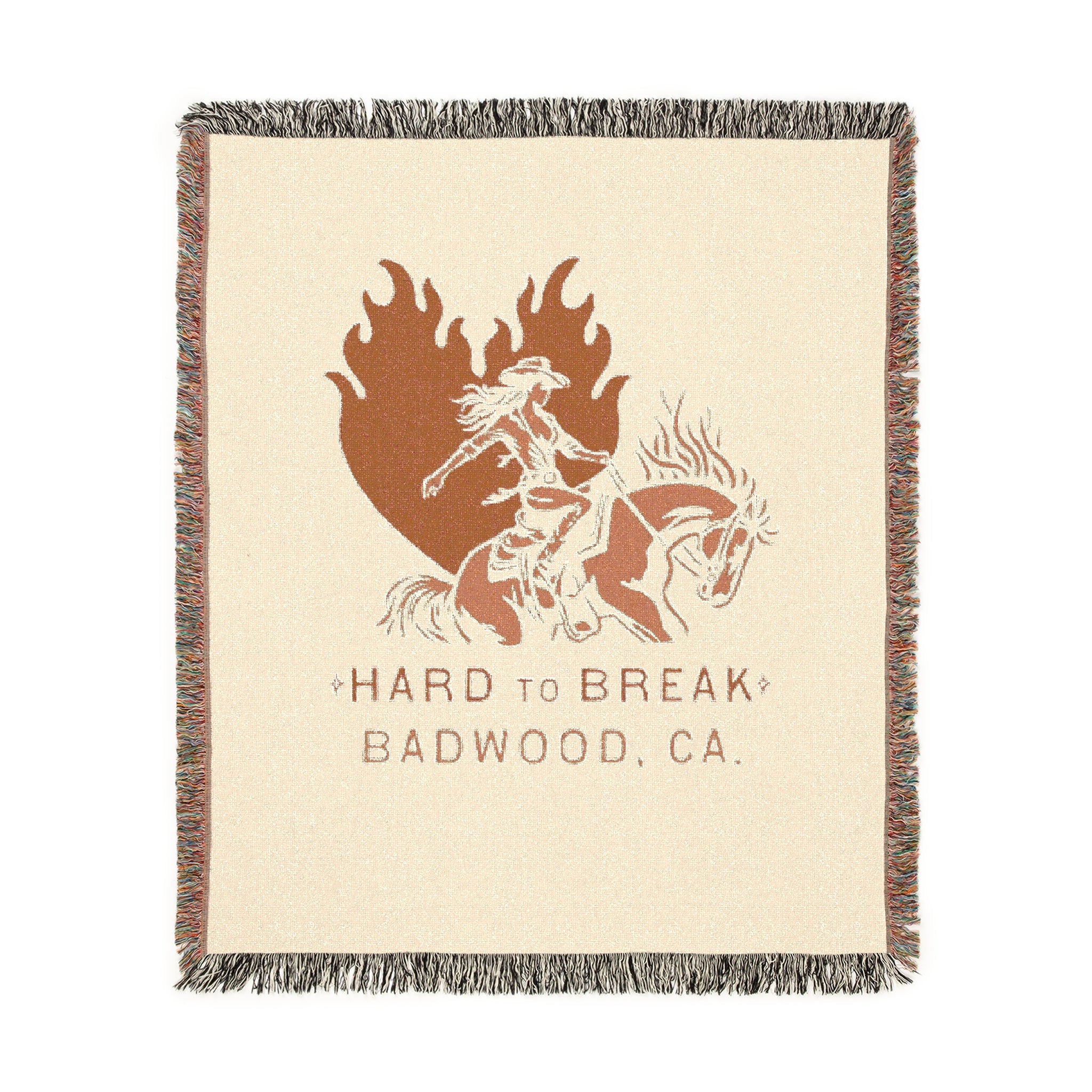 "HARD TO BREAK" Woven Blanket