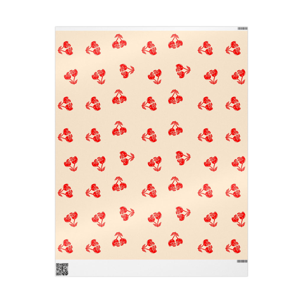 "CHERRIES N CREAM" - Wrapping Paper