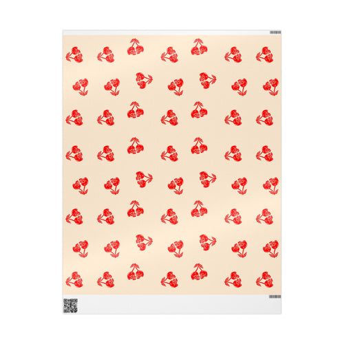 "CHERRIES N CREAM" - Wrapping Paper