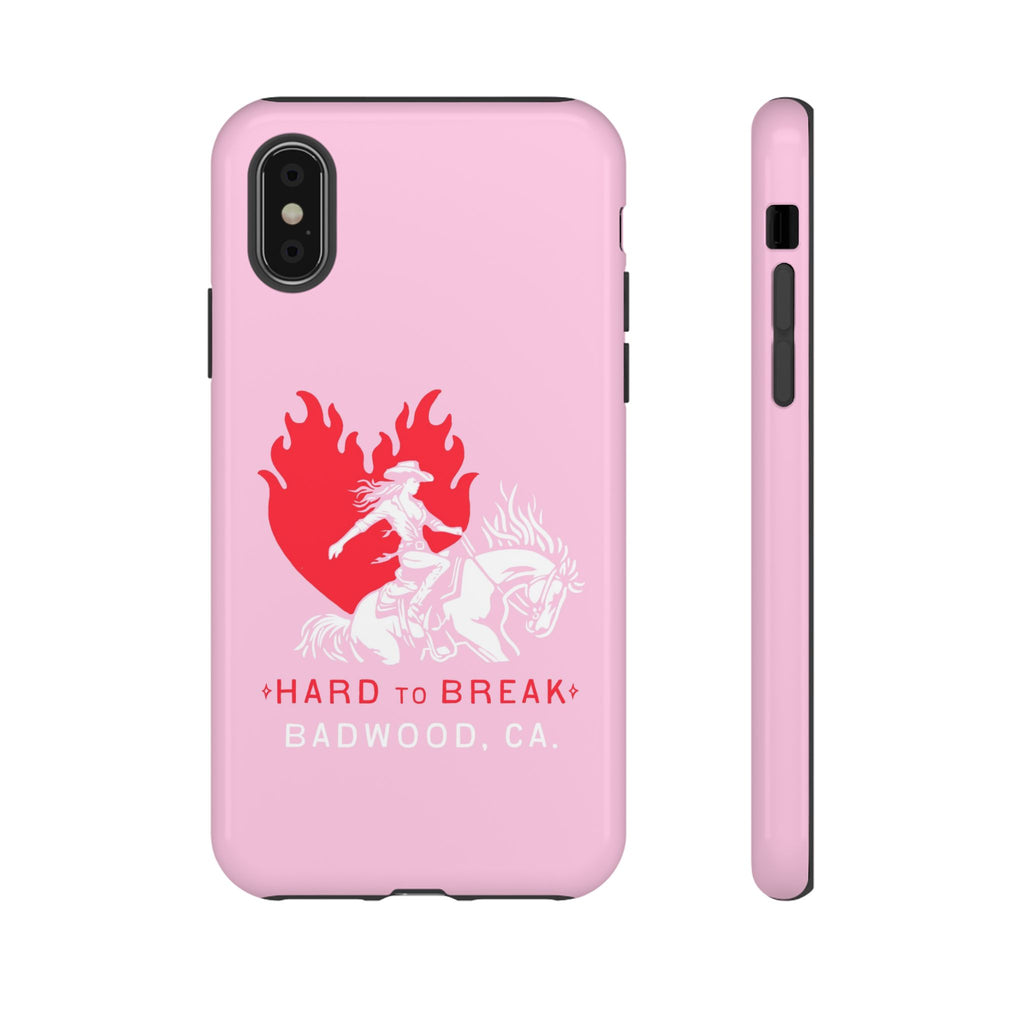 "HARD TO BREAK" Tough Case in PINK