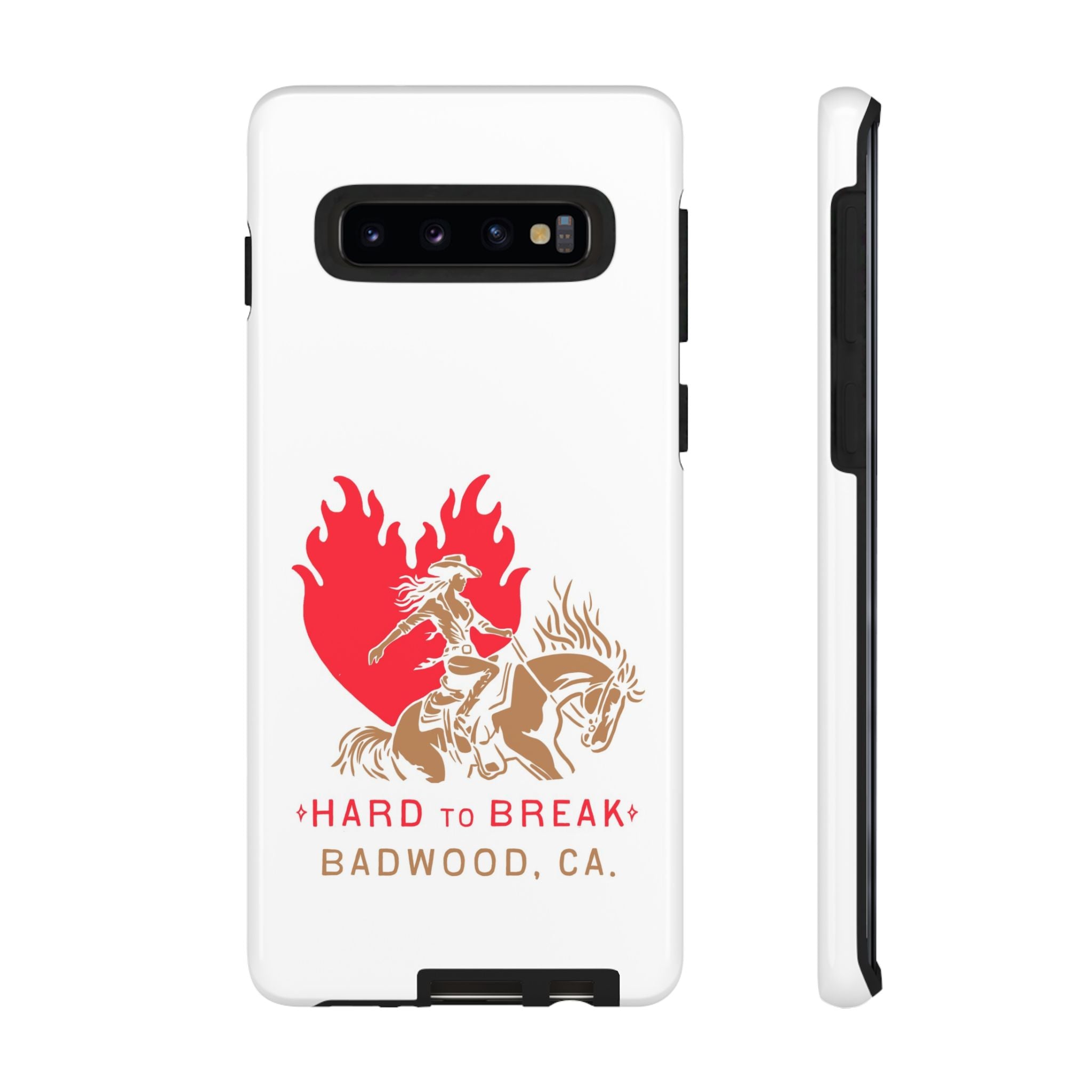"HARD TO BREAK" Tough Case in WHITE