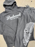 O.G. SCRIPT HOODIE in PIGMENT BLACK