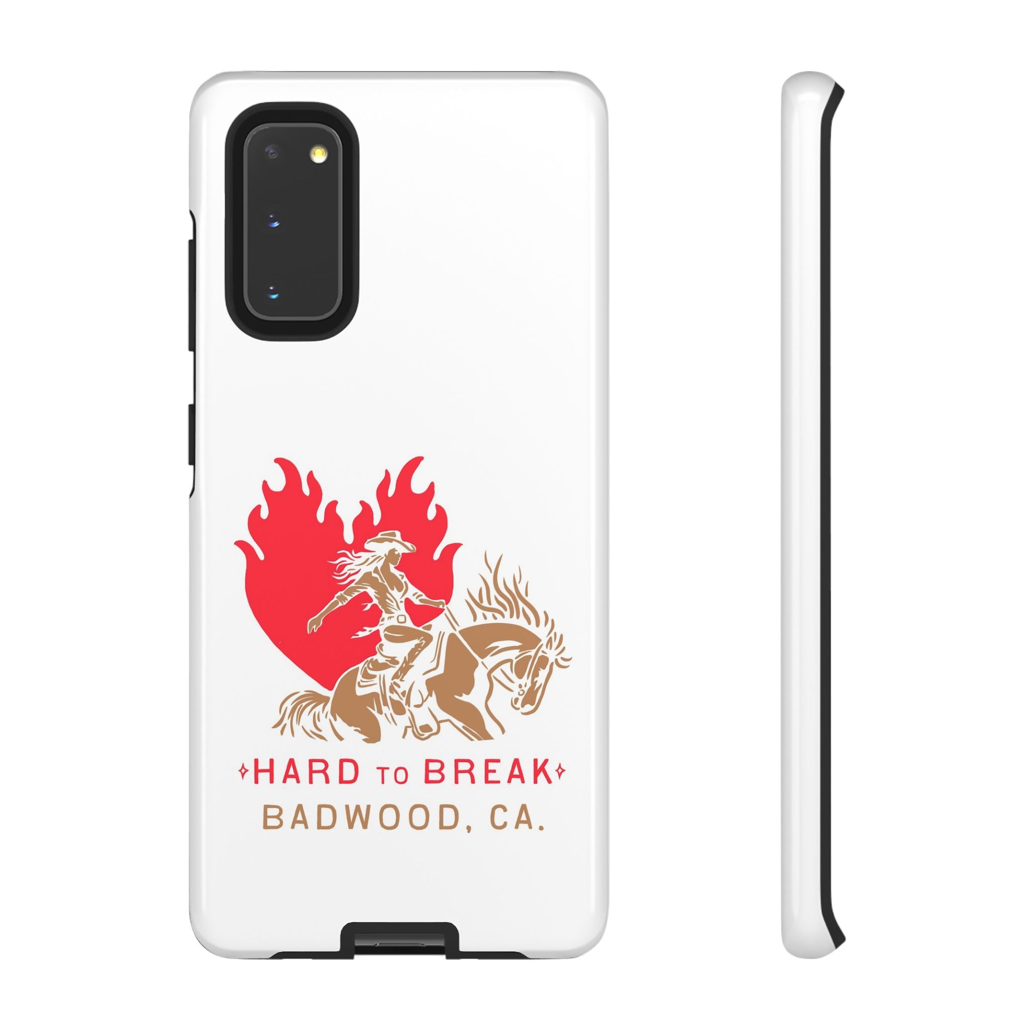"HARD TO BREAK" Tough Case in WHITE