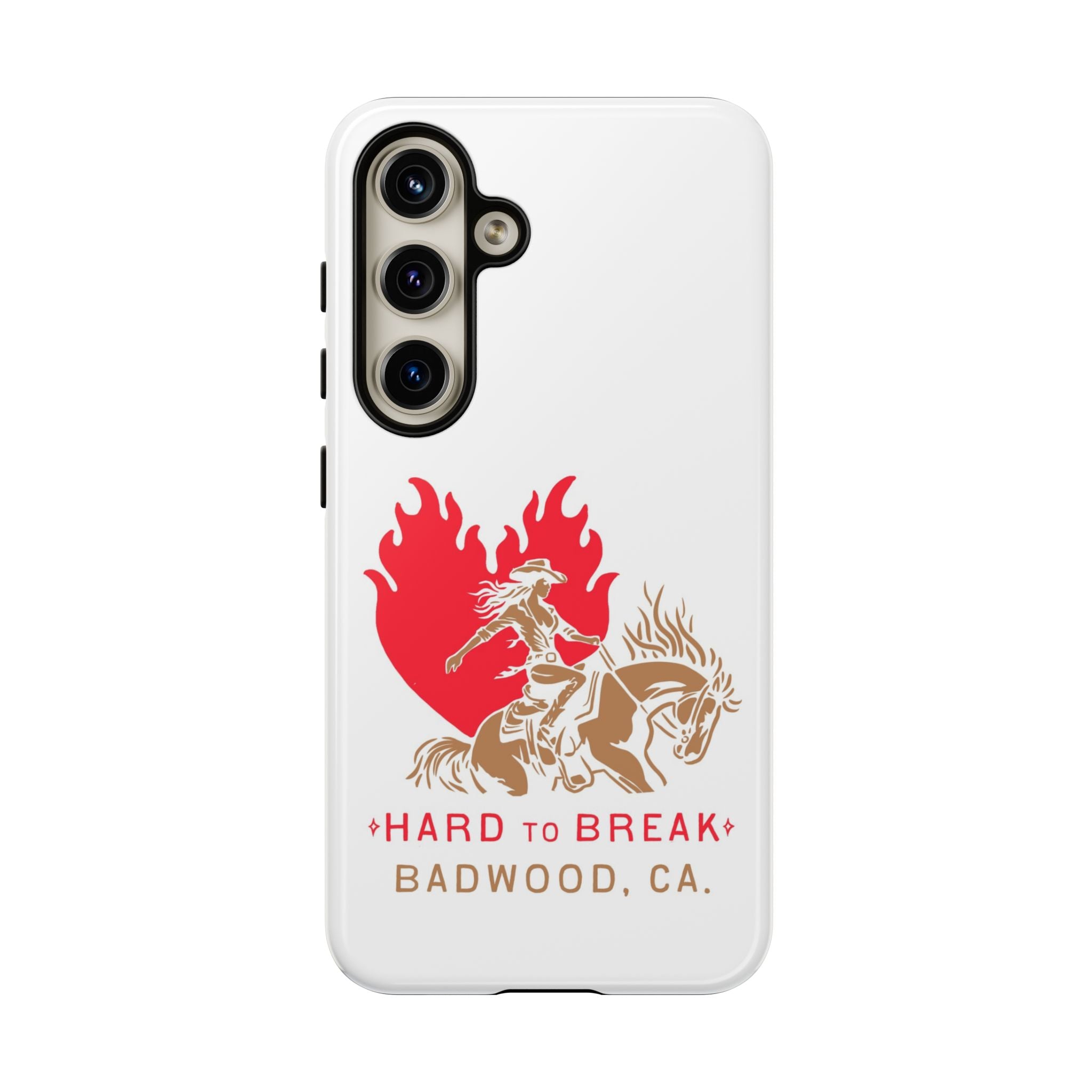 "HARD TO BREAK" Tough Case in WHITE