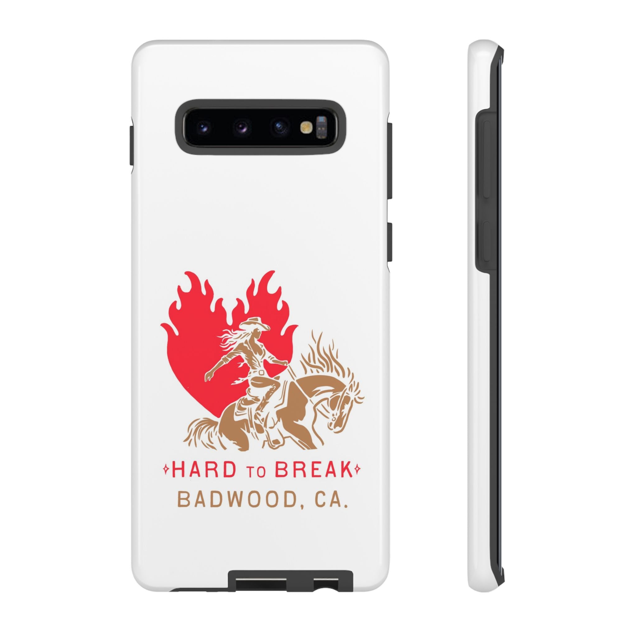 "HARD TO BREAK" Tough Case in WHITE