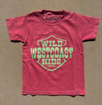 "WILD WEST COAST KIDS" Kids' Tee in WATERMELON