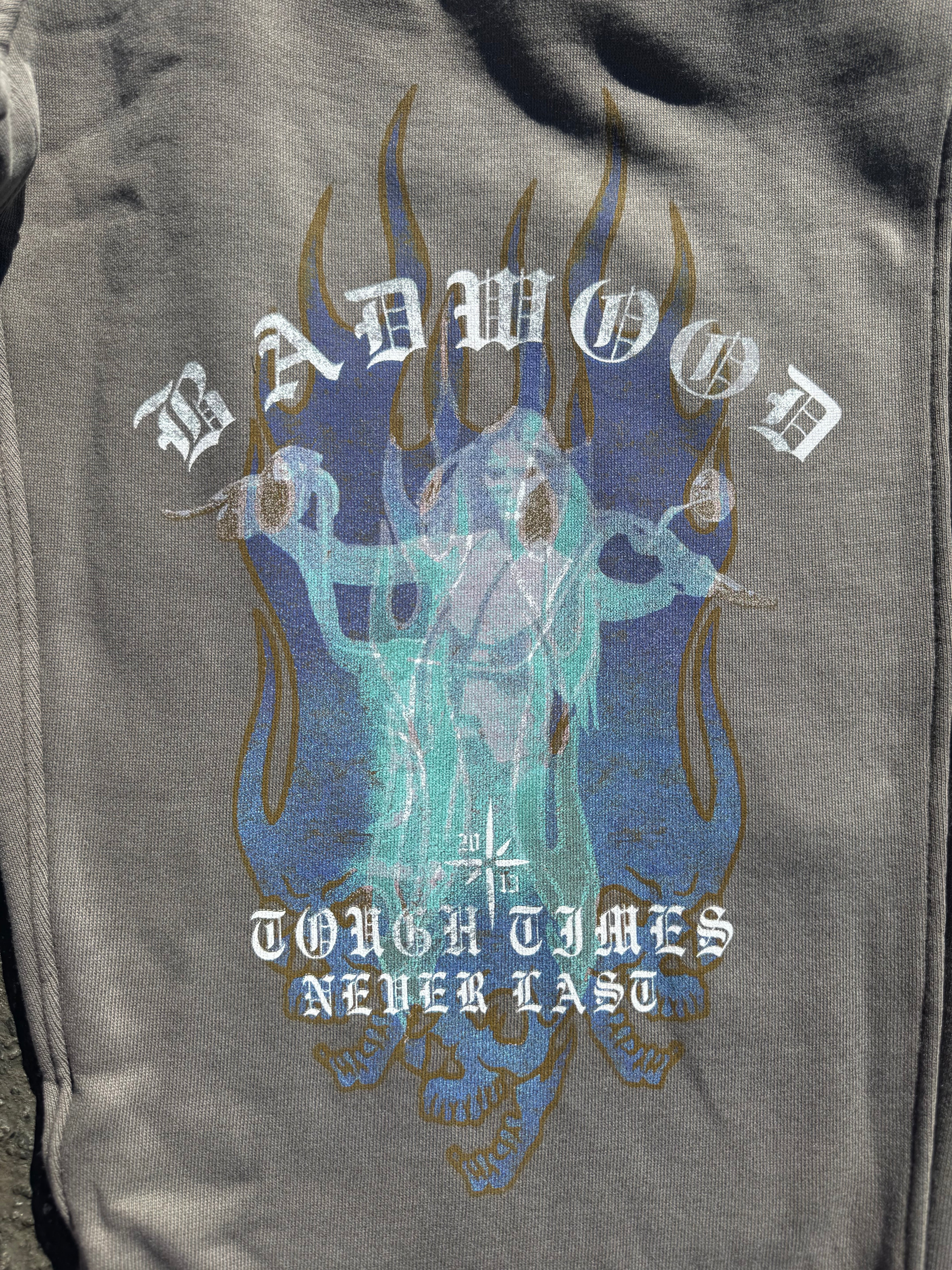 "TOUGH TIMES" Sweatpants in BURNOUT