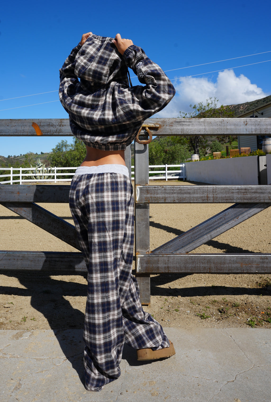 "PAISLEY" FLANNEL SWEATPANTS