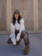 "PAISLEY" TRUCKER HAT in MUDDY