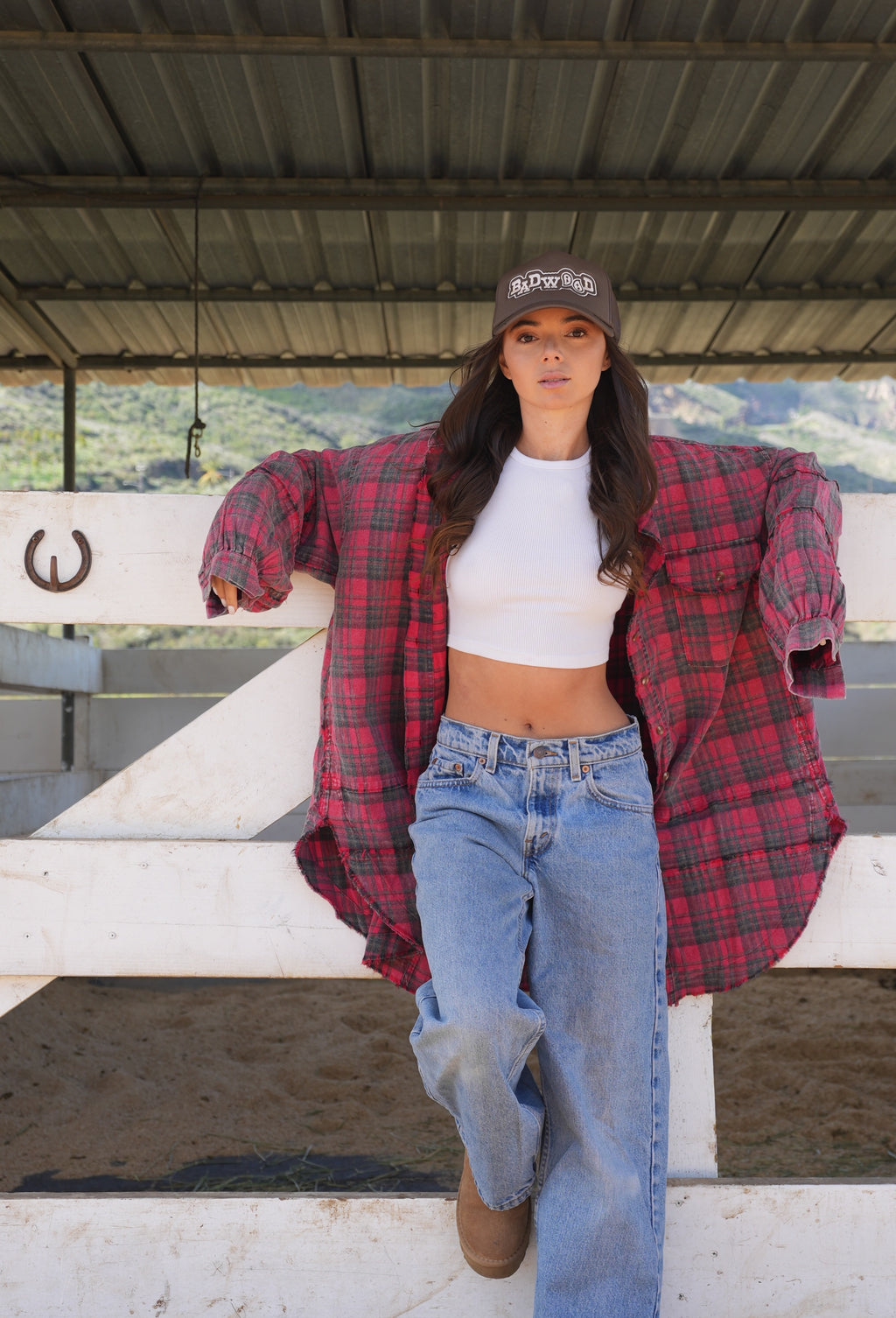 "PAISLEY" EMBROIDERED FLANNEL