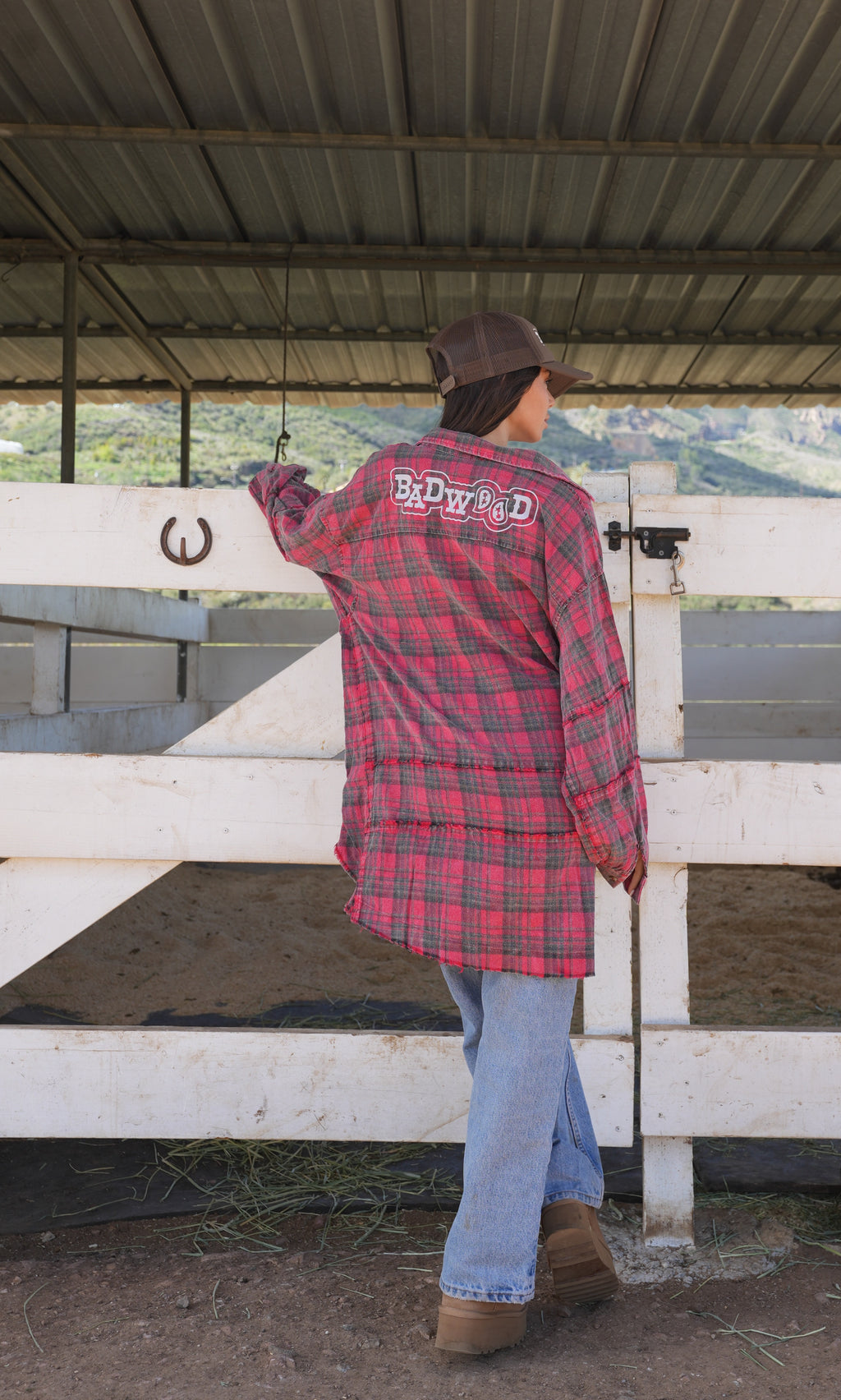 "PAISLEY" EMBROIDERED FLANNEL