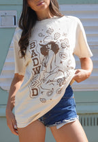 "PAISLEY" UNISEX TEE in BONE