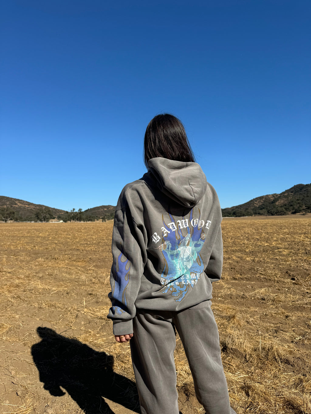 "TOUGH TIMES" Hoodie in BURNOUT