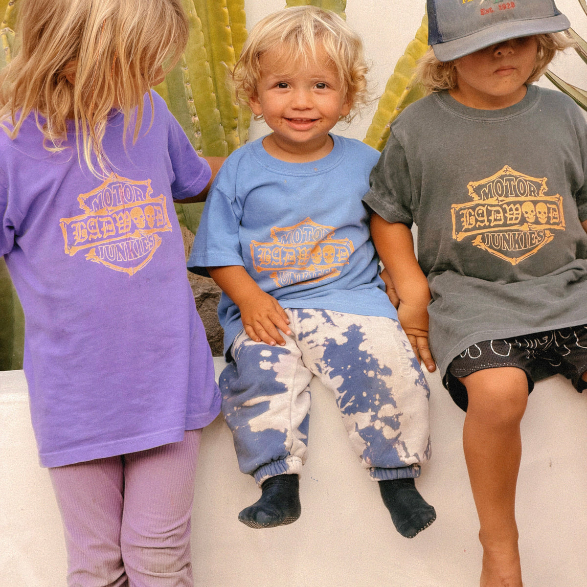 "MOTOR JUNKIES" - Kids Tee