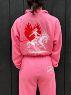 "HARD TO BREAK" SWEATPANTS in BUBBLEGUM