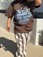 "WILD WEST COAST KIDS" Kids' Tee in BROWN