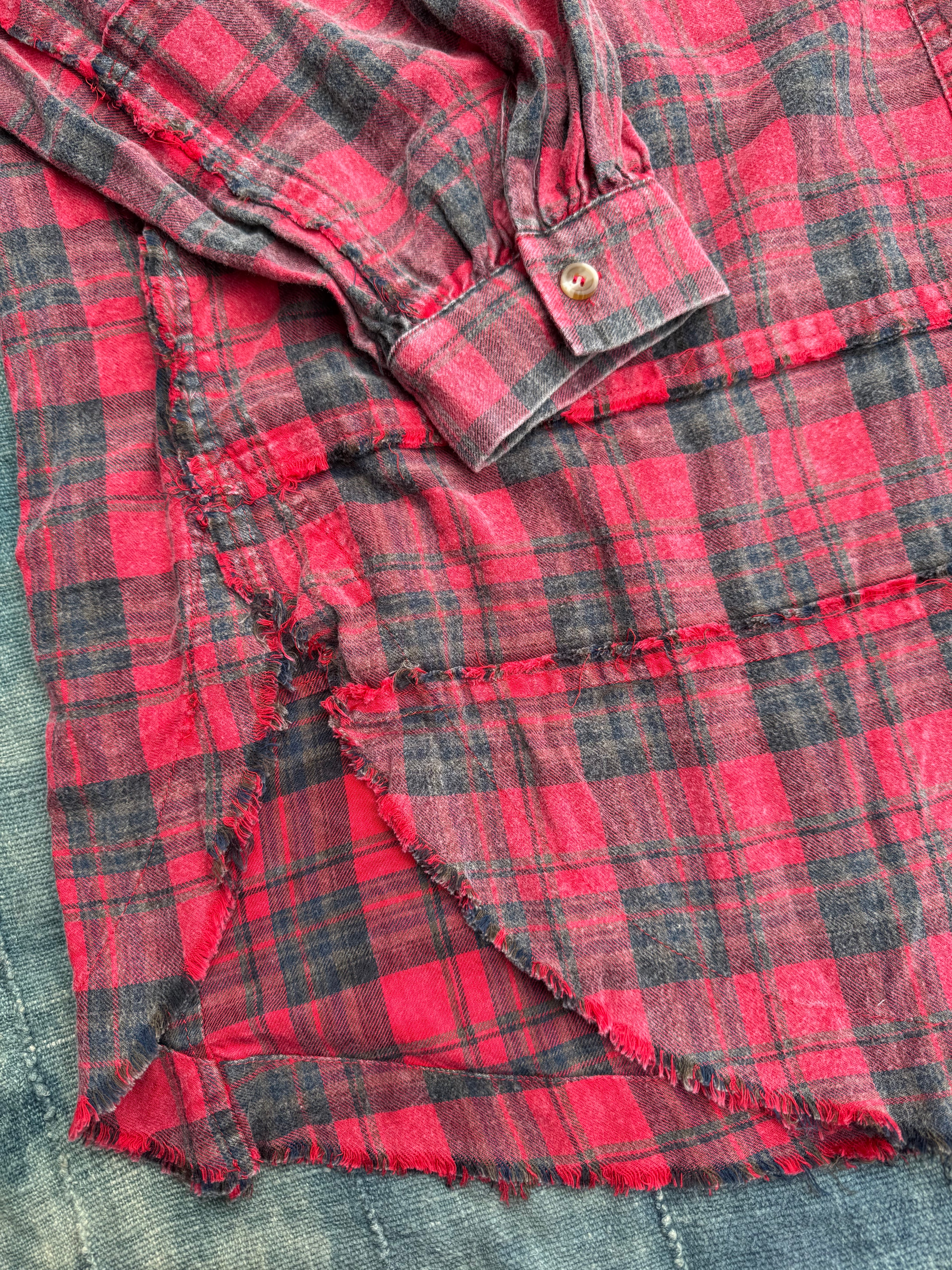 "PAISLEY" EMBROIDERED FLANNEL