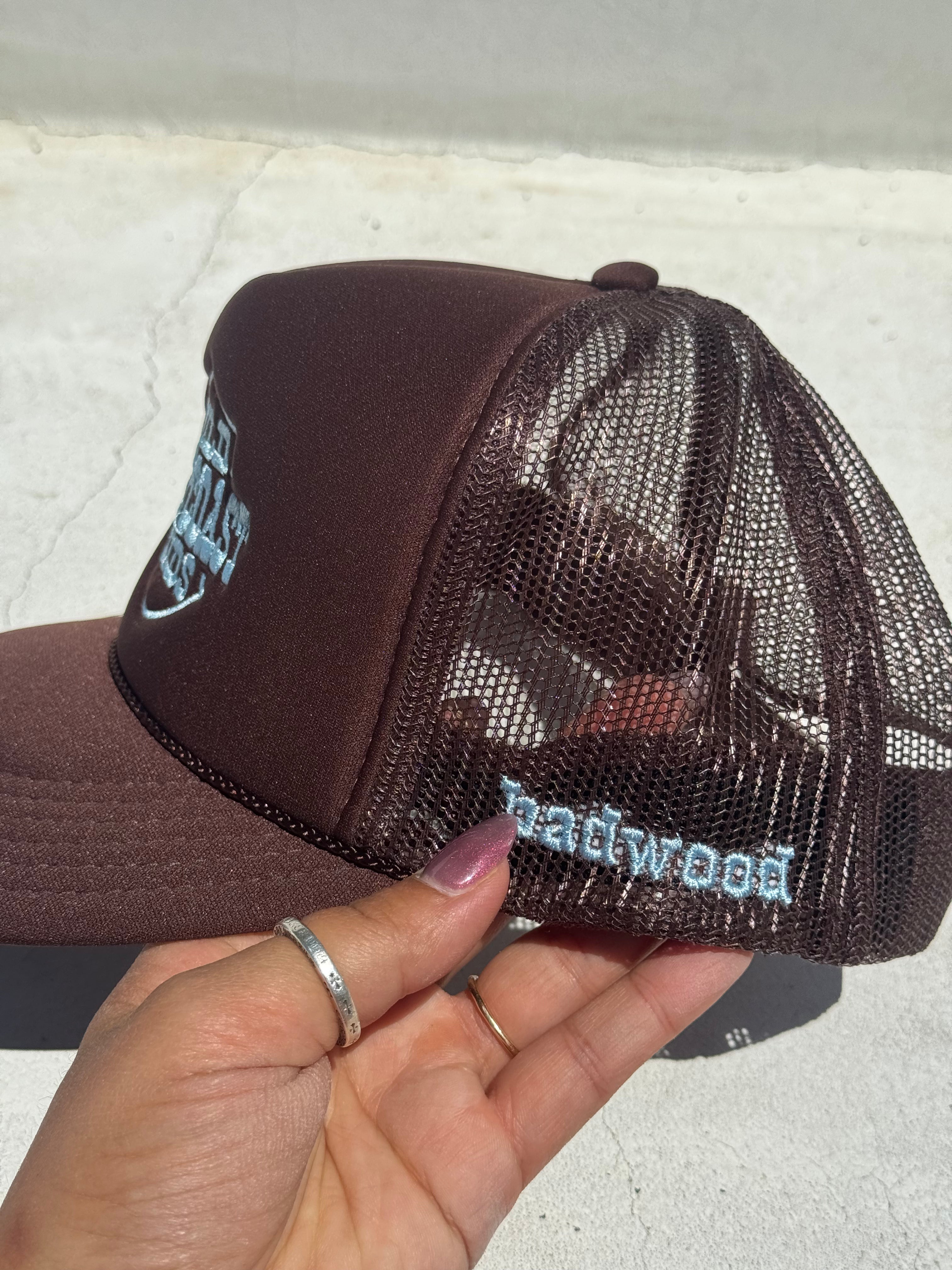 "WILD WEST COAST KIDS" Adult Trucker in BROWN
