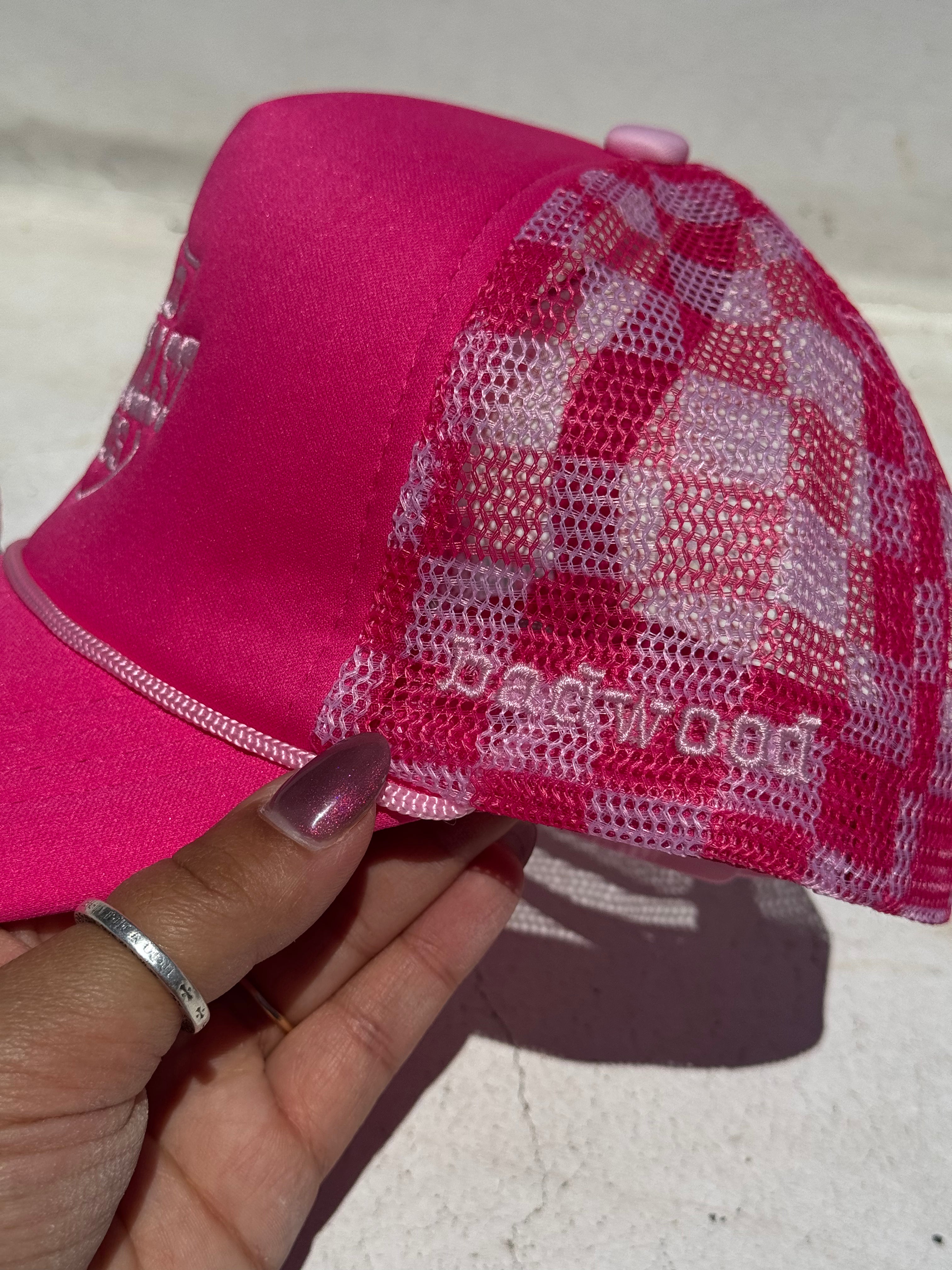 "WILD WEST COAST KIDS" Mid-Profile Trucker in PINK