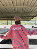 "PAISLEY" EMBROIDERED FLANNEL