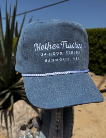 "MOTHER TRUCKING" Hat in DENIM