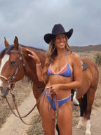 "AMERICAN HONEY" Stringy Top