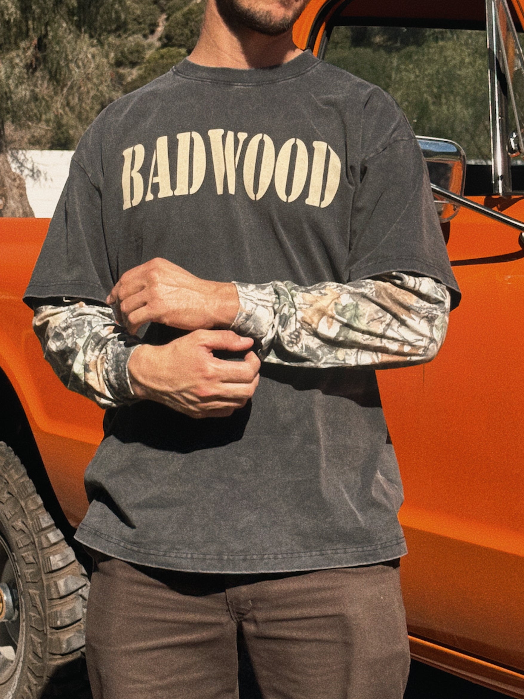 "WILDWOOD O.G." UNISEX LAYERED LONG SLEEVE