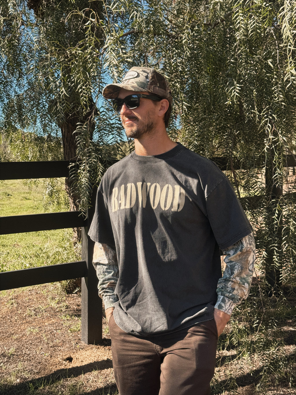 "WILDWOOD O.G." UNISEX LAYERED LONG SLEEVE