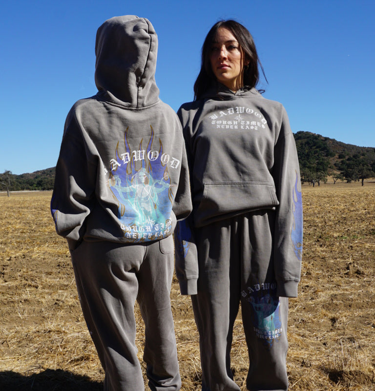 "TOUGH TIMES" Sweatpants in BURNOUT