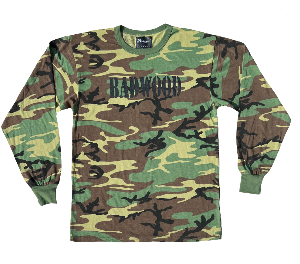 "WOODLAND CAMO" Long Sleeve