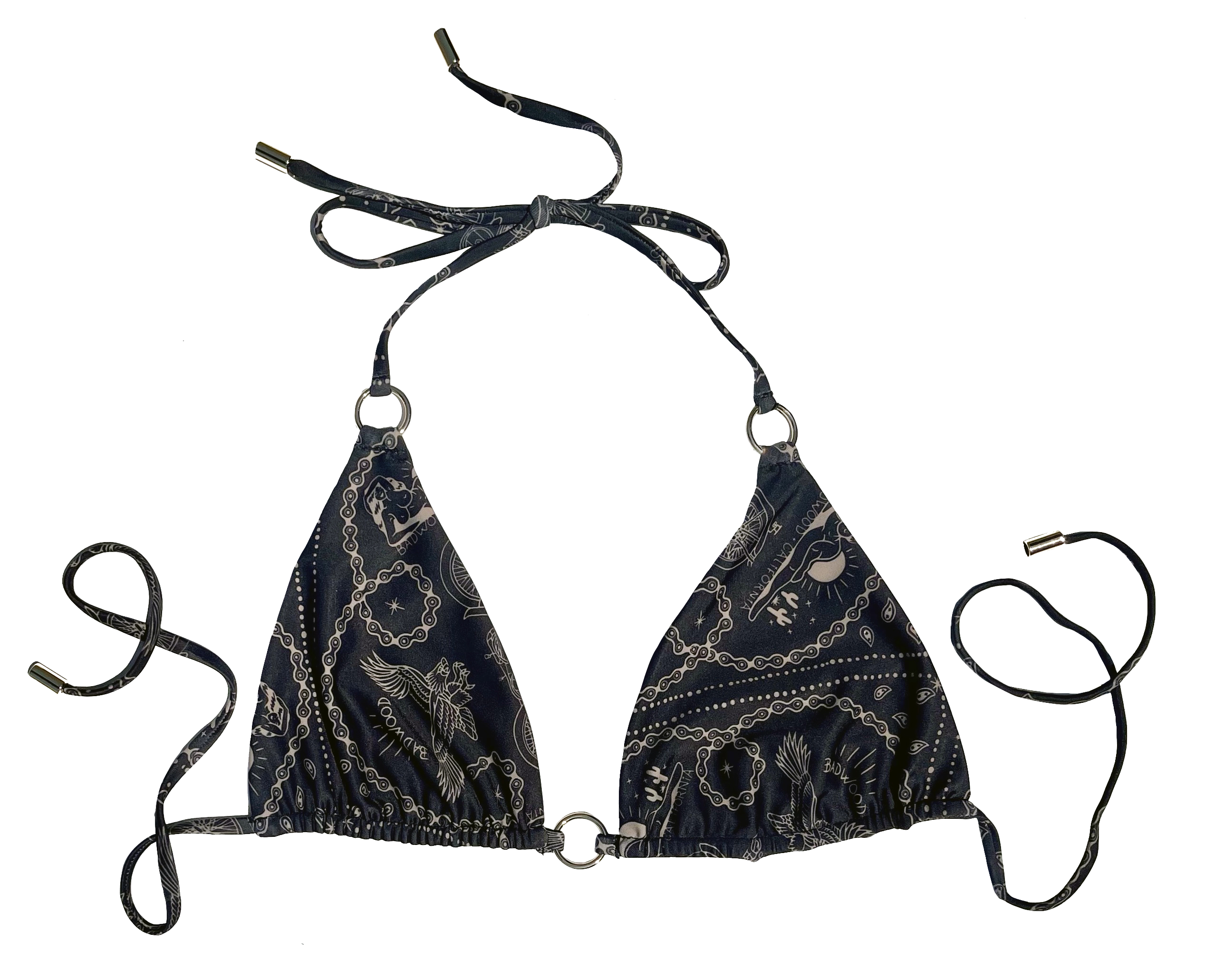 "CALIFORNIA" Bikini Top in GOLD RUSH - 50% OFF