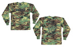 "WOODLAND CAMO" Long Sleeve