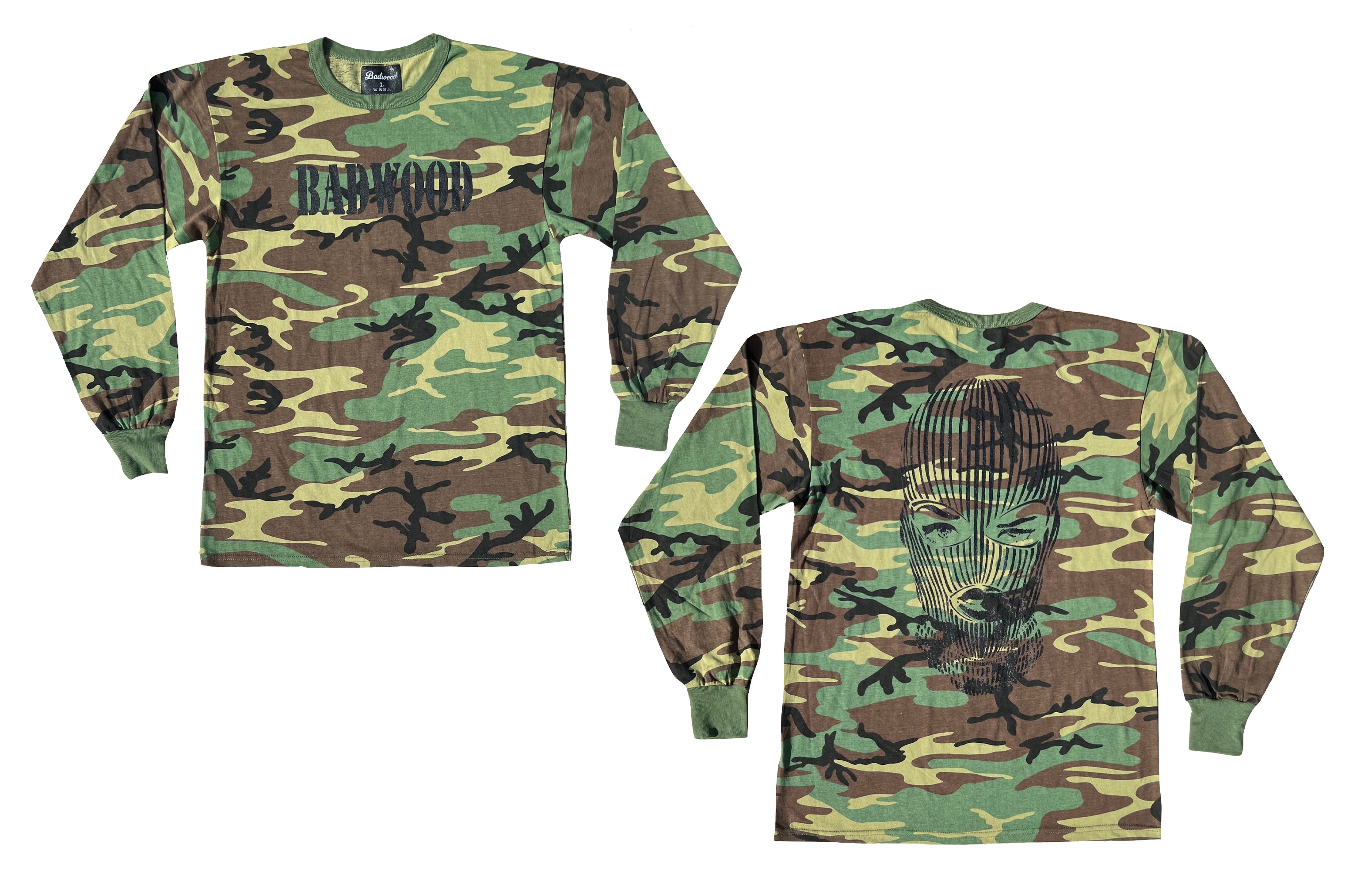 "WOODLAND CAMO" Long Sleeve